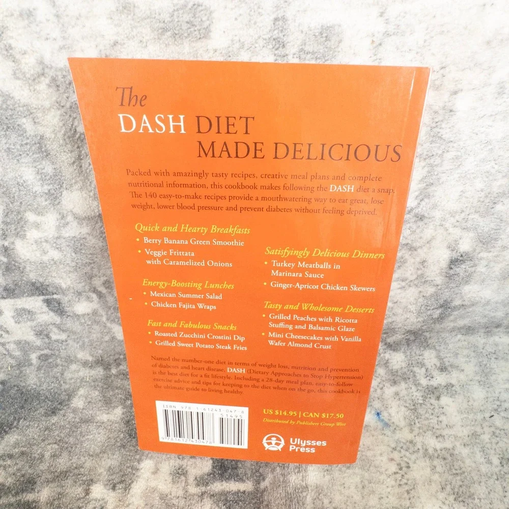 The DASH Diet Cookbook Snyder Clum Zulaica Recipes Weight‎ Loss Ulysses Press